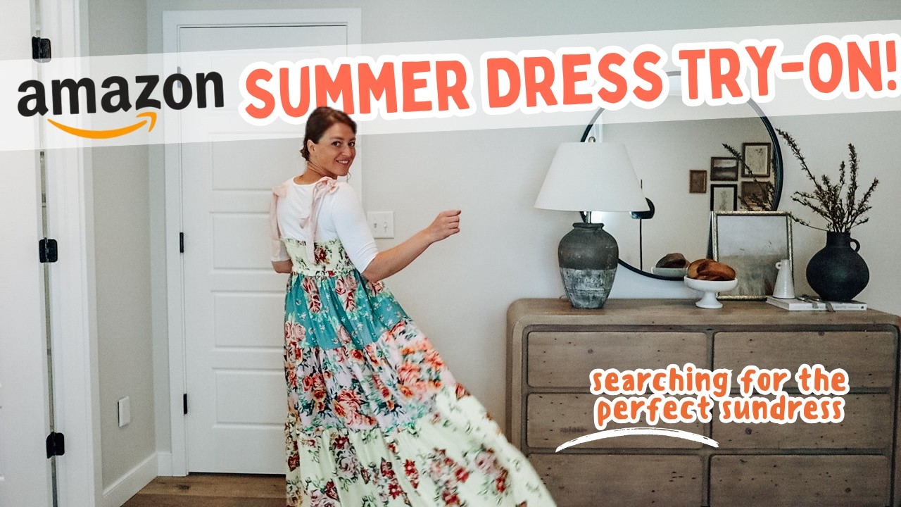 HUGE Amazon dress try-on! | Is there a perfect (modest) summer dress out there?