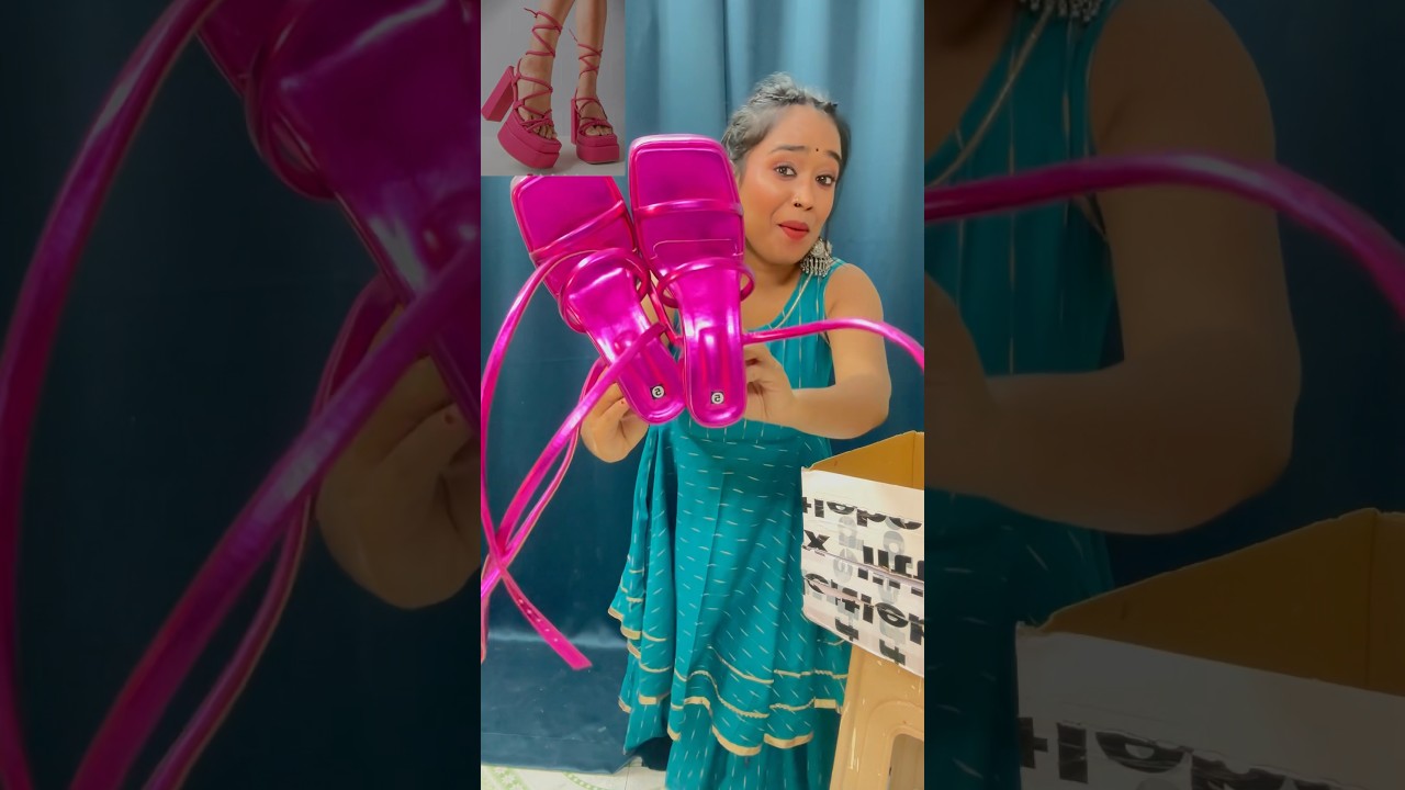 Huge Branded sasti heels Unboxing || Hmare liye Yhi Bni Hai #unboxingshorts #shorts #trending