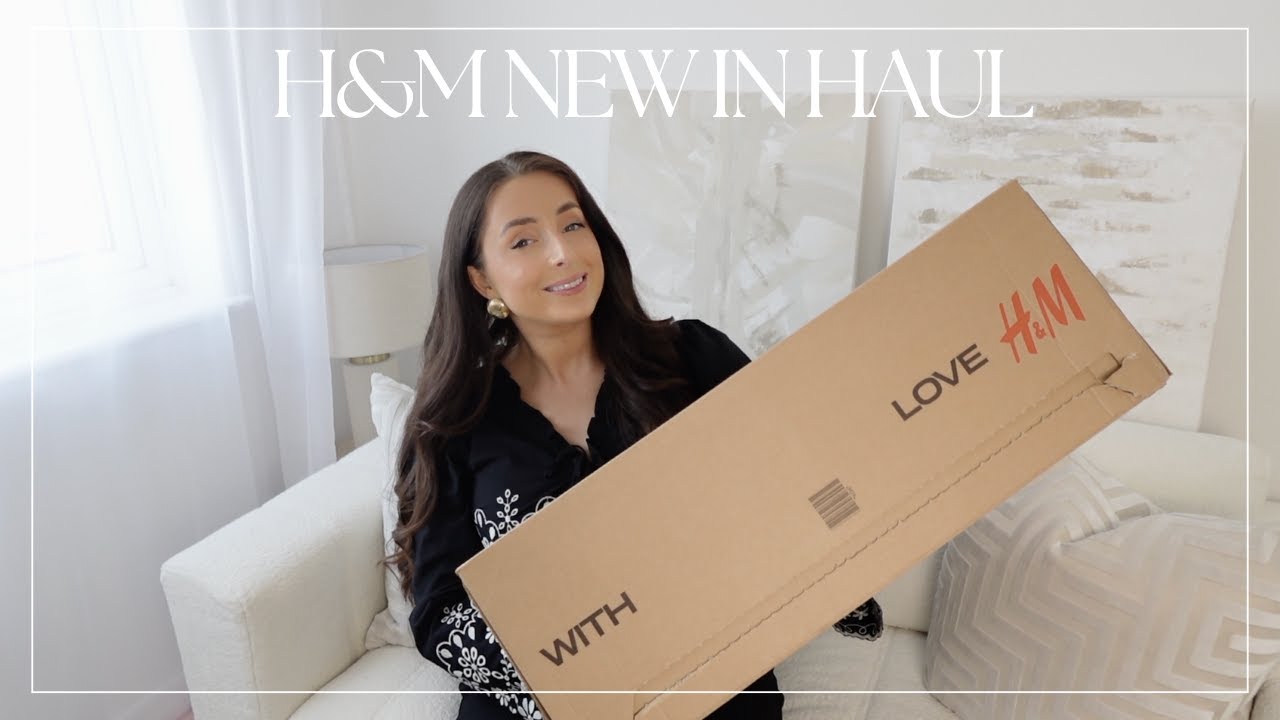 HUGE H&M HAUL | new in spring summer try on haul *over £400 order*