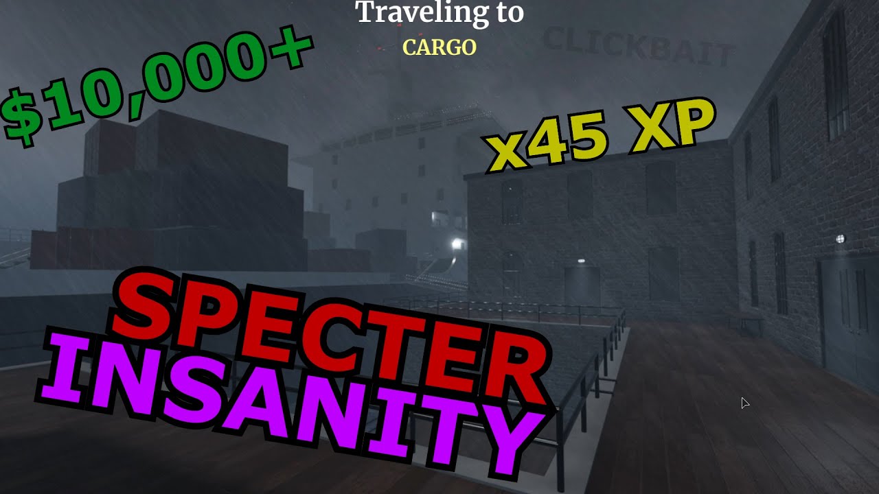 HUGE MAP ON INSANITY DIFFICULTY ALL OBJECTIVES SOLO - Roblox Specter (not clickbait)
