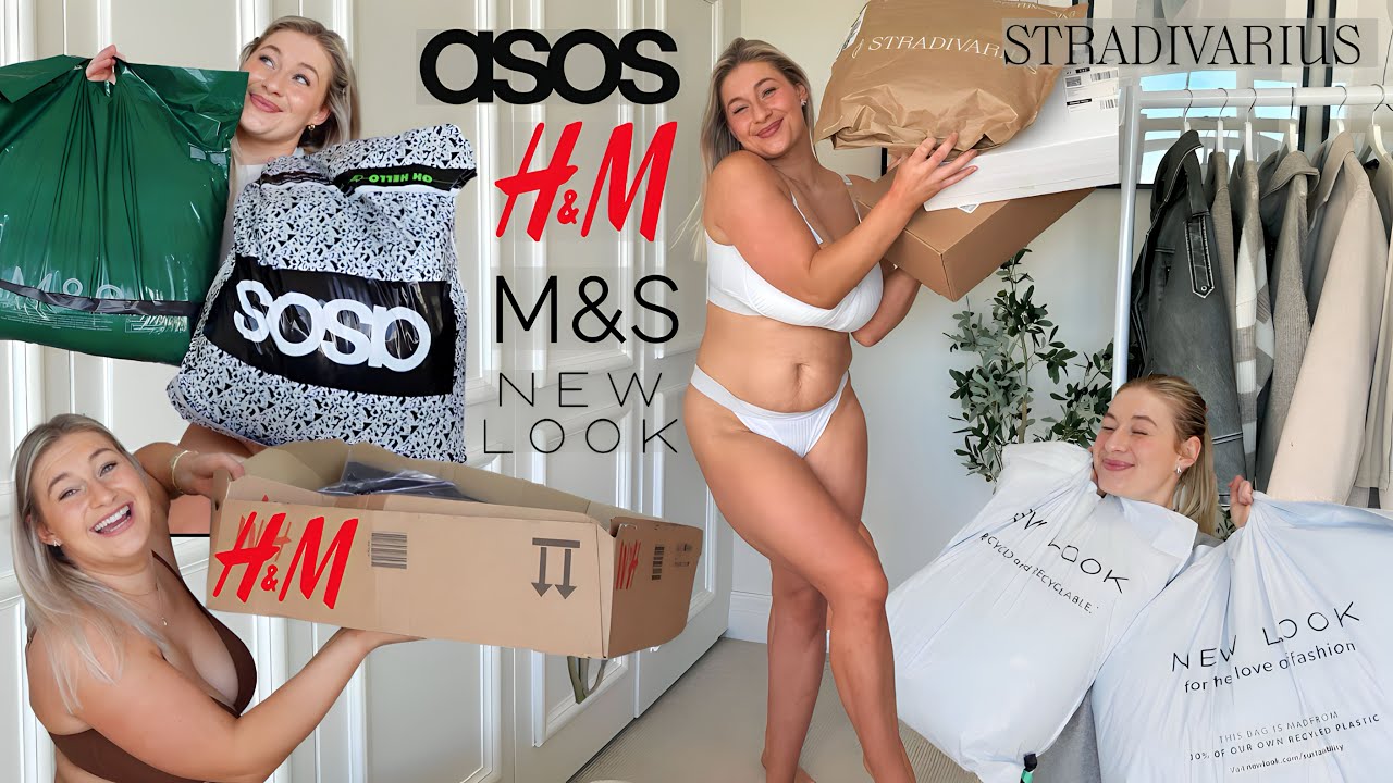 HUGE MIDSIZE PRE SPRING HAUL + TRY ON 2024 | SIZE 14| H&M, ASOS, M&S, NEWLOOK