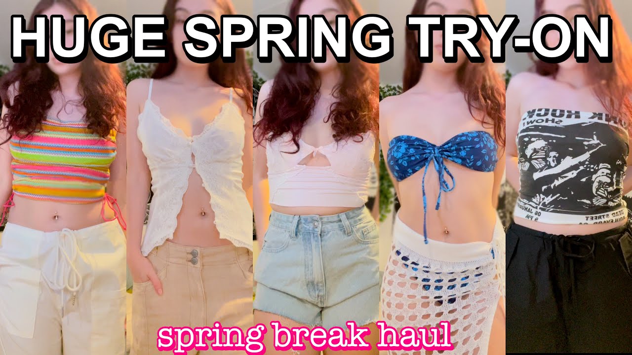 HUGE SPRING TRY-ON HAUL 2023 super cuter trendy clothes!