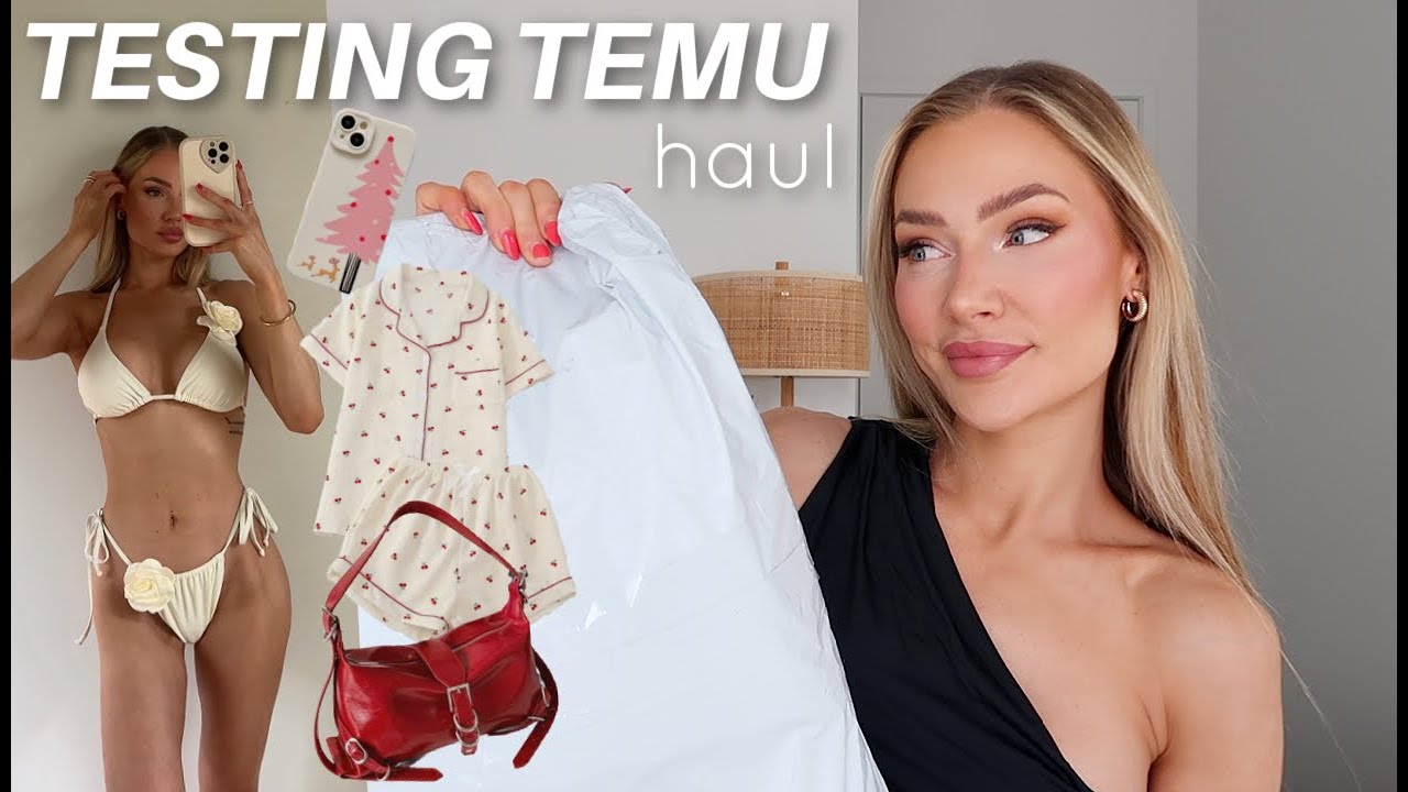 HUGE TEMU HAUL | i'm shocked... accessories, pyjamas, bikinis homeware & more!!