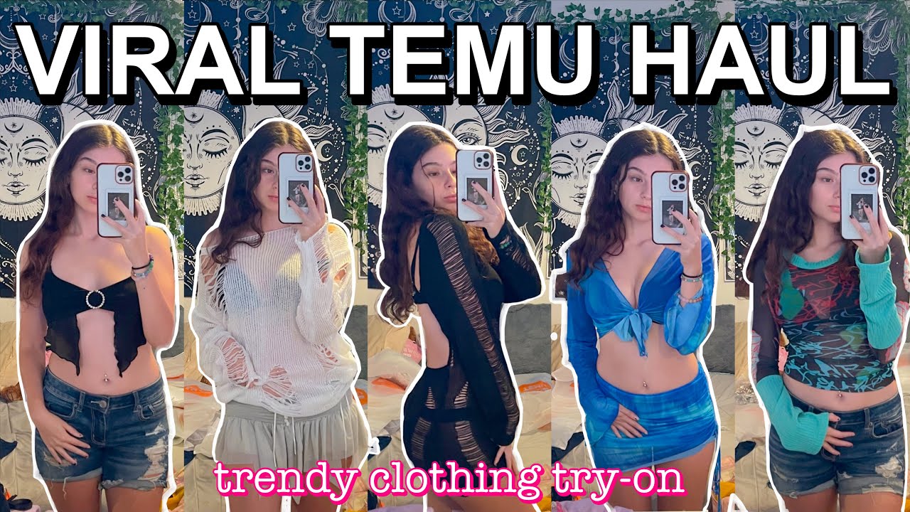 HUGE TRENDY TEMU TRY-ON HAUL 2023 I back to school