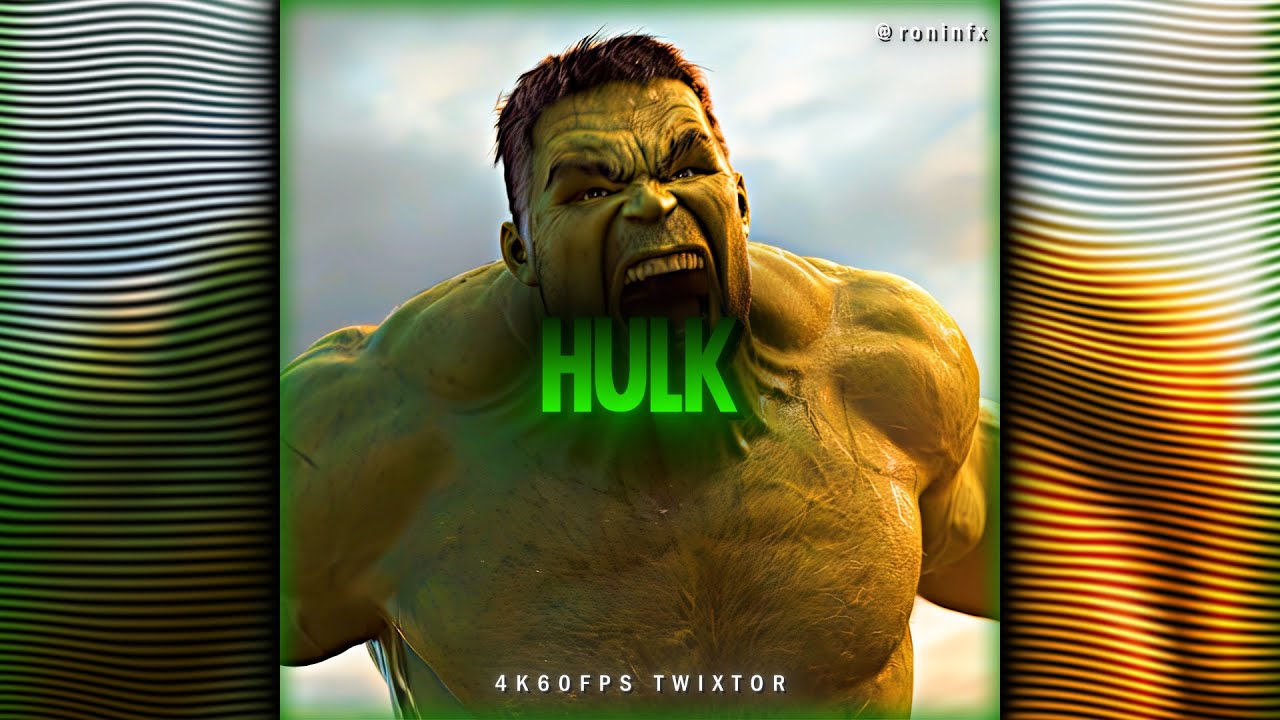 HULK | THOR RAGNAROK | 4K60FPS TWIXTOR | FREE CLIPS