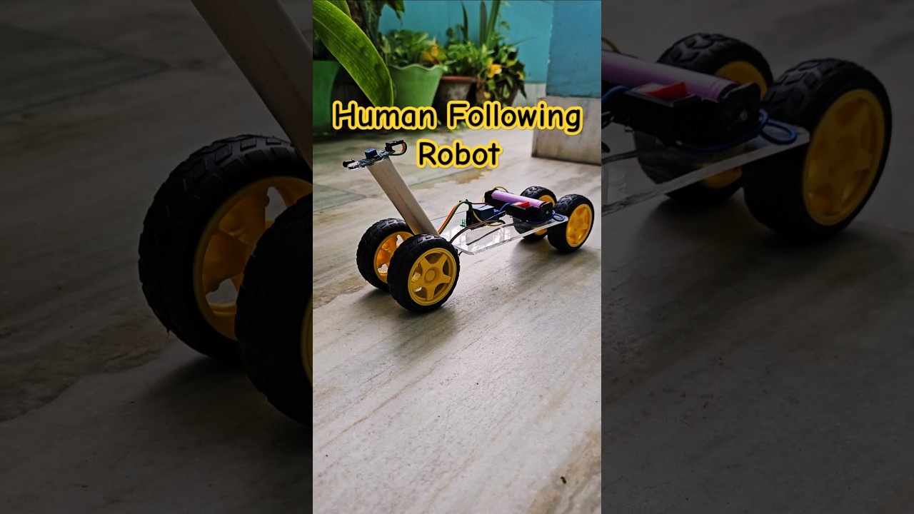 Human Following Robot Without Arduino  #diy #shorts #robot