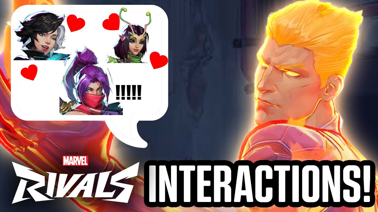 Human Torch Interactions and Voice Lines in Marvel Rivals Are SPICY! (Johnny Storm)