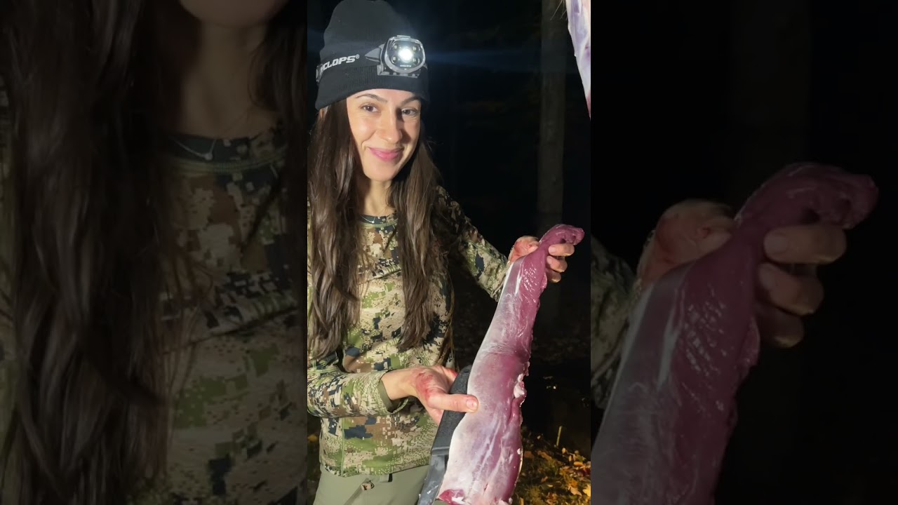 Hunt, Butcher, & Cook Venison Backstrap #shorts