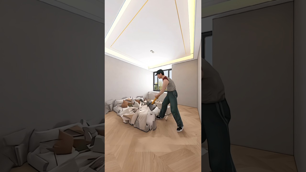 Husband And Wife Built A Luxury Room For Themselves In Dubai #shortsvideo