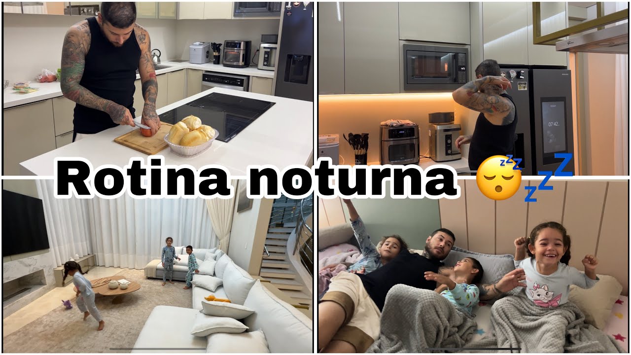 HUSBAND IMPROVISED IN THE KITCHEN + NIGHT ROUTINE WITH 3 CHILDREN