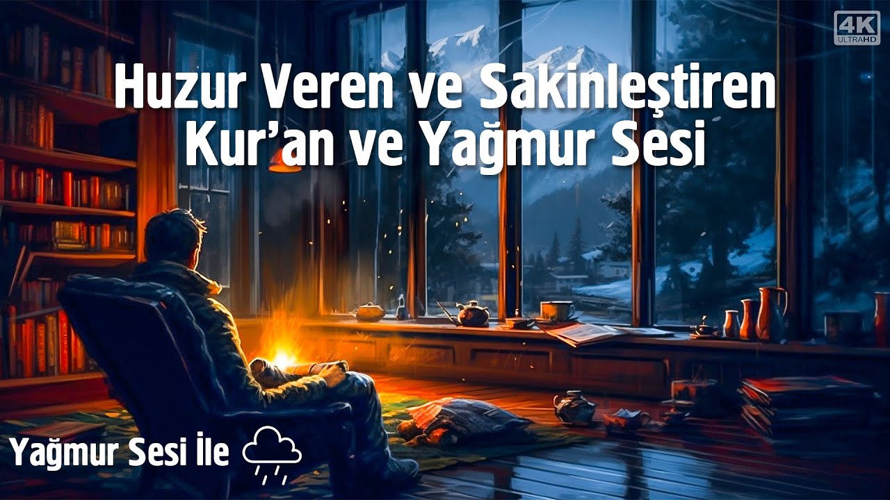 Huzur Veren ve Sakinleştiren Kur'an ve Yağmur Sesi