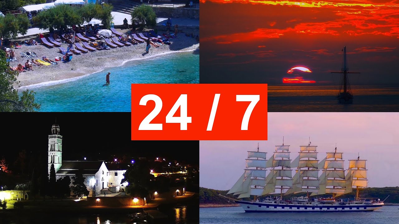 Hvar, Croatia ☀ LIVE 24/7 WebCam
