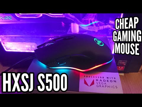 HXSJ S500 RGB Backlit Gaming Mouse Review [Banggood]