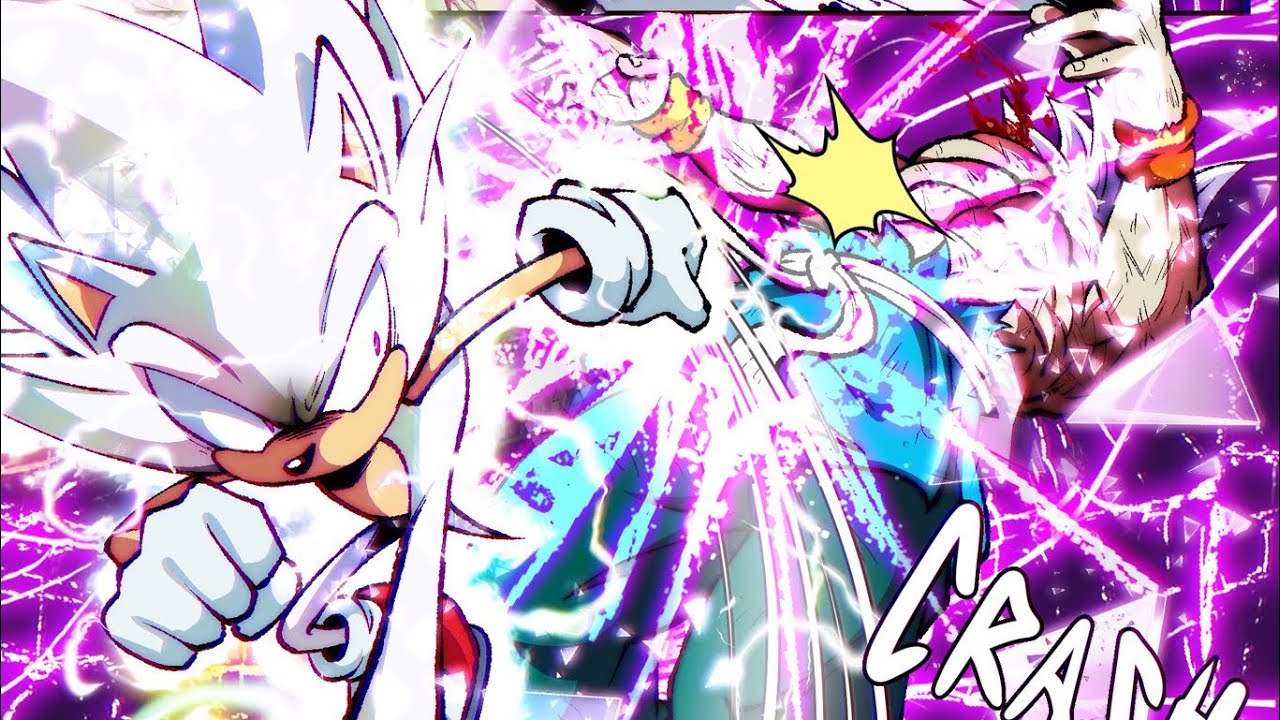 Hyper Sonic vs Ultra Instinct Goku  comic dub