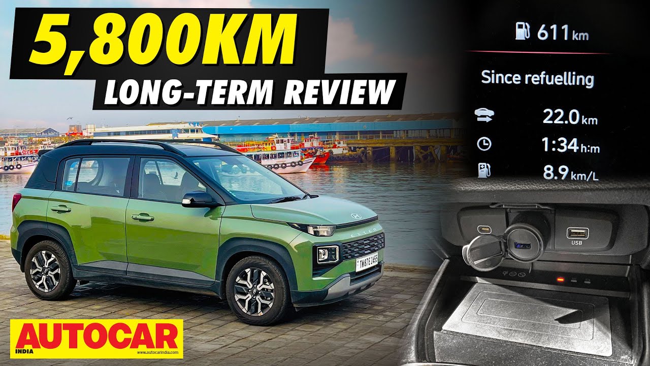 Hyundai Exter - 5,800km Long Term Review | Fuel efficiency, likes, dislikes, features |Autocar India