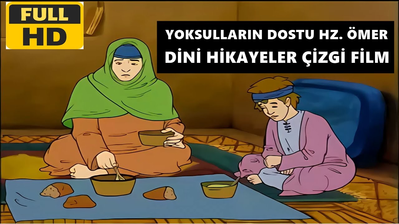 Hz. Ömer'in yoksullara yardımı | Dini hikayeler çizgi film