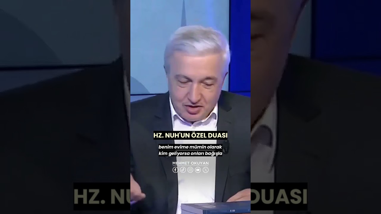 Hz. Nuh'un Özel Duası Nedir? Peygamber Duaları - Prof. Dr. Mehmet OKUYAN