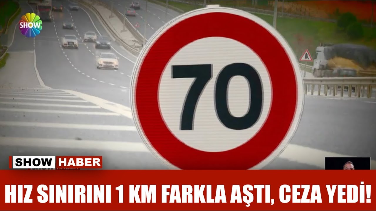 Hız sınırını 1 km farkla aştı, ceza yedi!