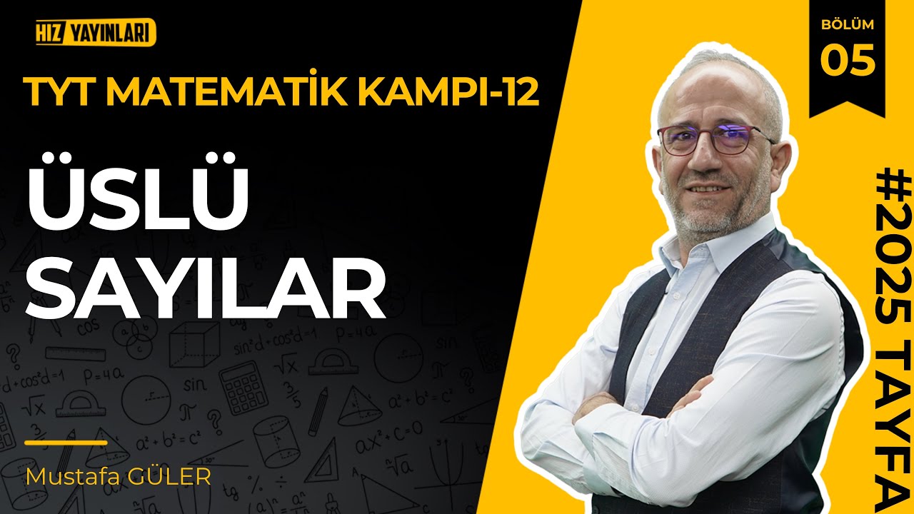 Hız Tyt Matematik Kampı-12 | Üslü Sayılar | Pdf #öğrenmegarantili
