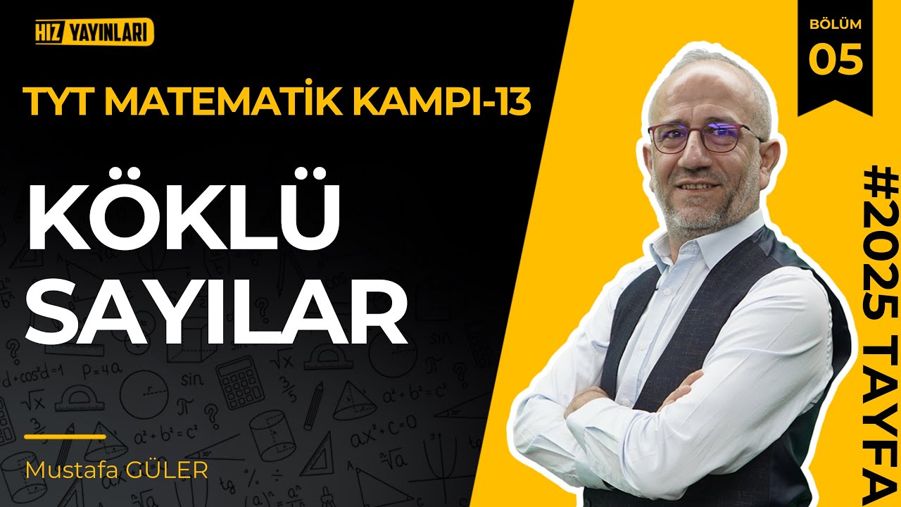 Hız Tyt Matematik Kampı-13 | Köklü Sayılar | Pdf #öğrenmegarantili