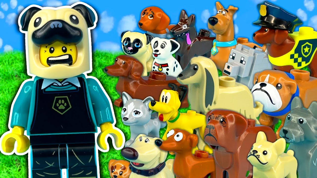I adopted 100 LEGO DOGS...