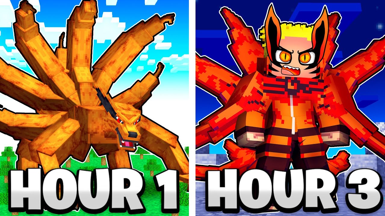 I Became BARYON NARUTO in Naruto Minecraft!