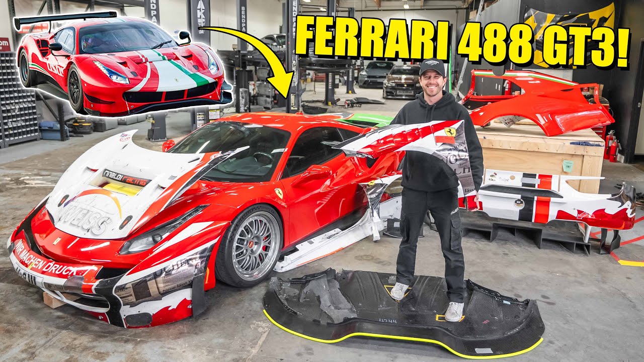 I Bought a $100,000 Ferrari 488 GT3 Evo Kit!