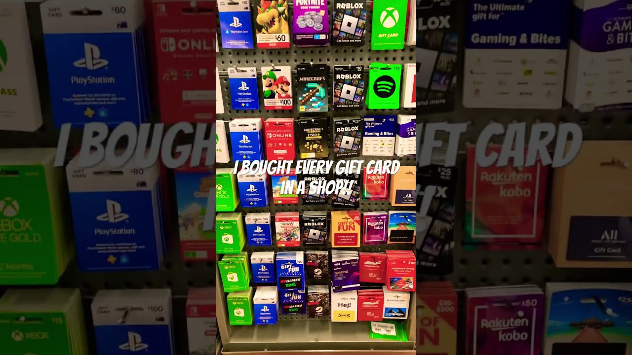 I bought every gift card in big w, have fun looking for gift cards in big w now!😈