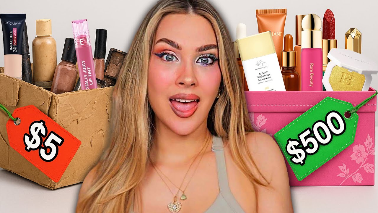 I bought MYSTERY BOXES of EXPENSIVE vs. CHEAP MAKEUP *SCAMMED*