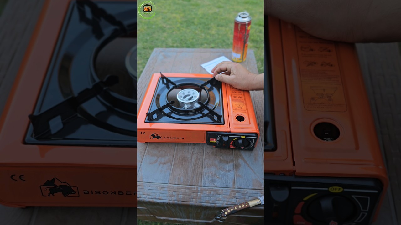 i bought this portable Butane gas stove for camping and outdoor cooking