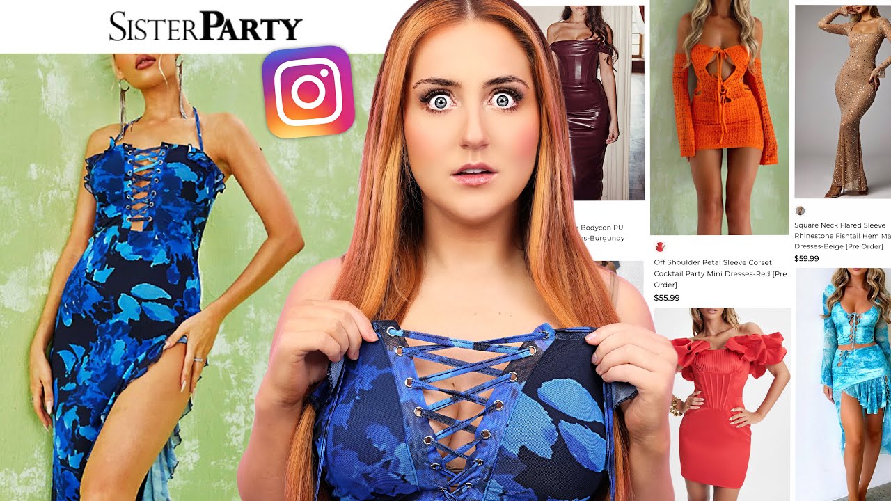 I Bought UNREALISTIC Instagram Brand Dresses *disaster* | Viral Ventures!