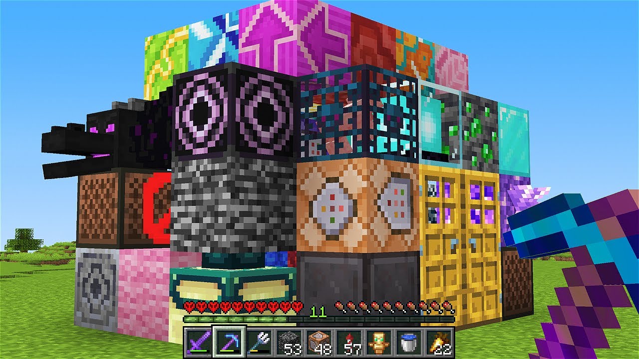 I Built a House With Minecraft's Rarest Blocks...