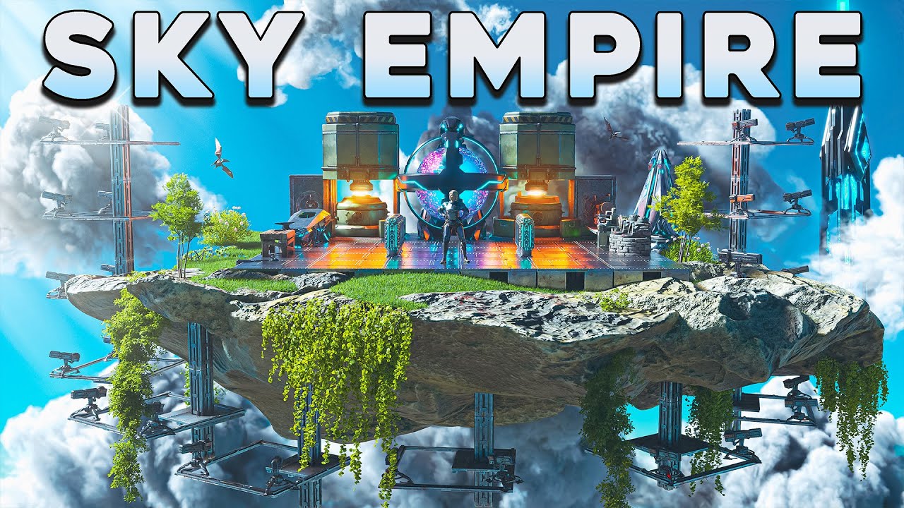 I Built a Sky Empire at the Highest Point in ARK PvP...
