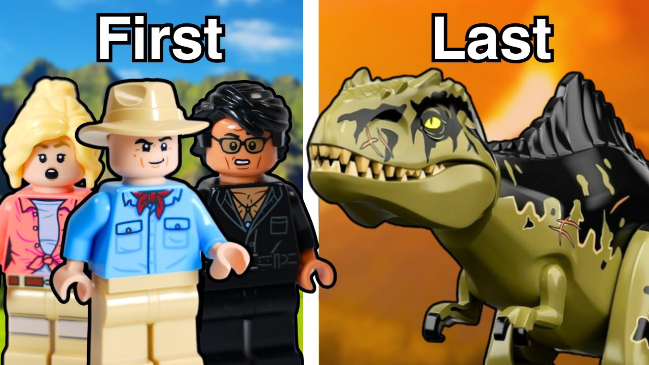I Built Every Jurassic Park Movie in Lego