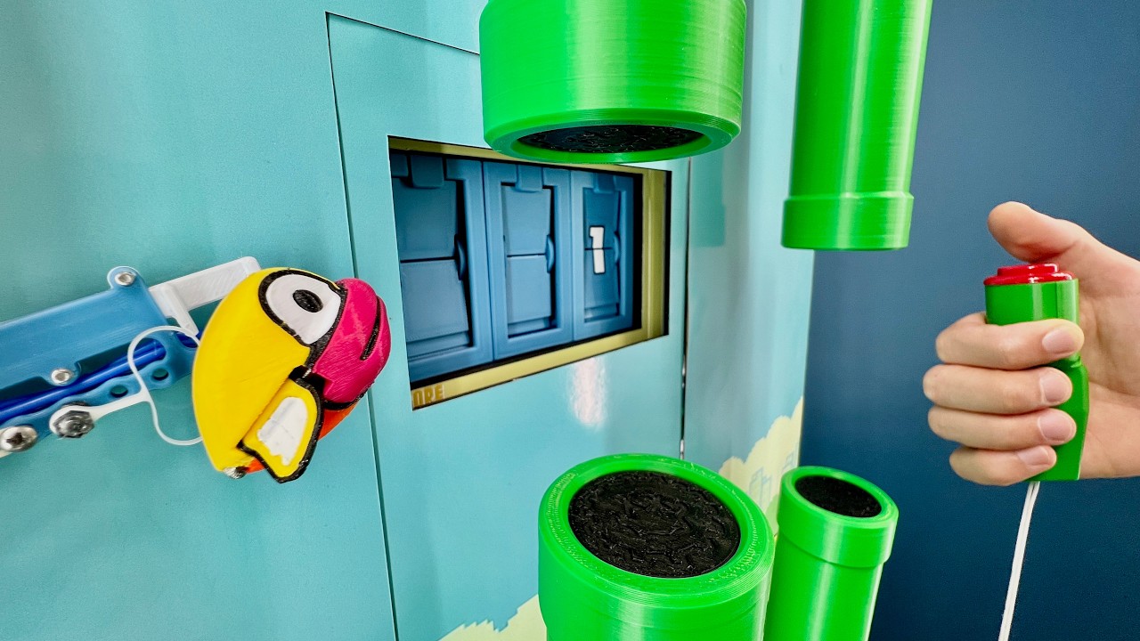 I Built Flappy Bird IRL (It's actually playable)