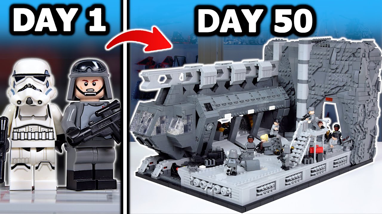 I Built LEGO Star Wars Base from Andor in 50 DAYS…
