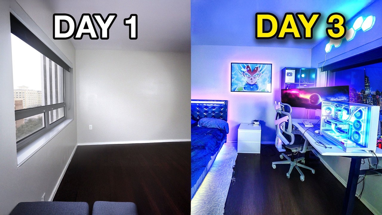 I Built My Dream $10,000 Gaming Bedroom