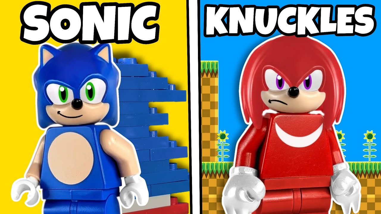 I built SONIC The HEDGEHOG in LEGO...