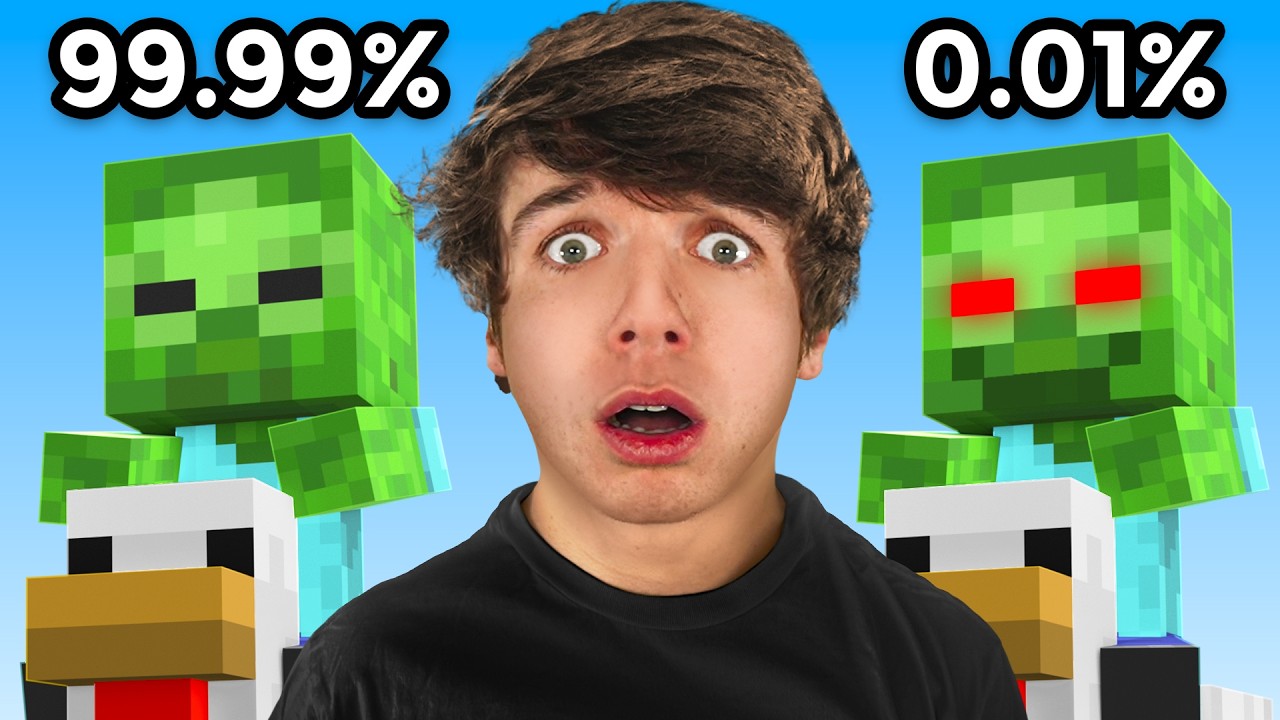 I Captured Minecraft's Rarest Mobs