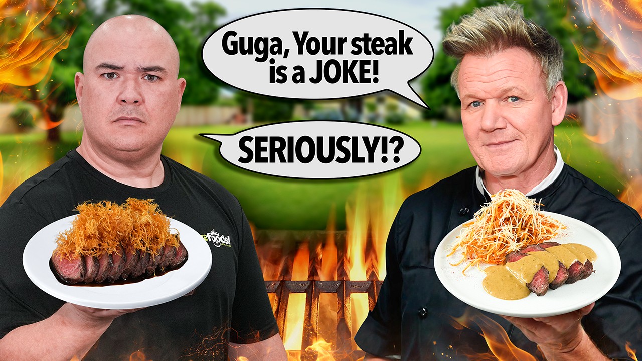 I challenged Gordon Ramsay to a STEAK battle!