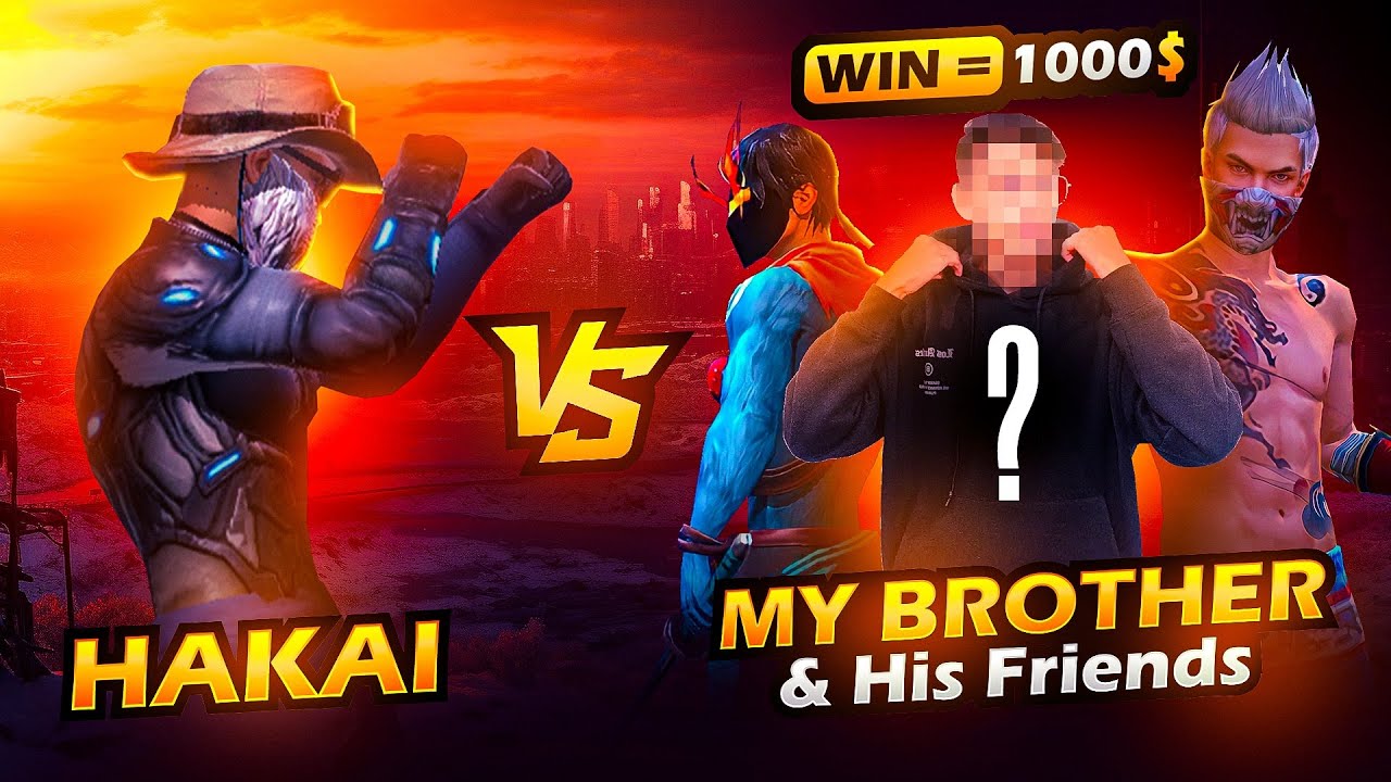 I Challenged my Brother and His Friends WIN=1000$🤑 - HAKAITV