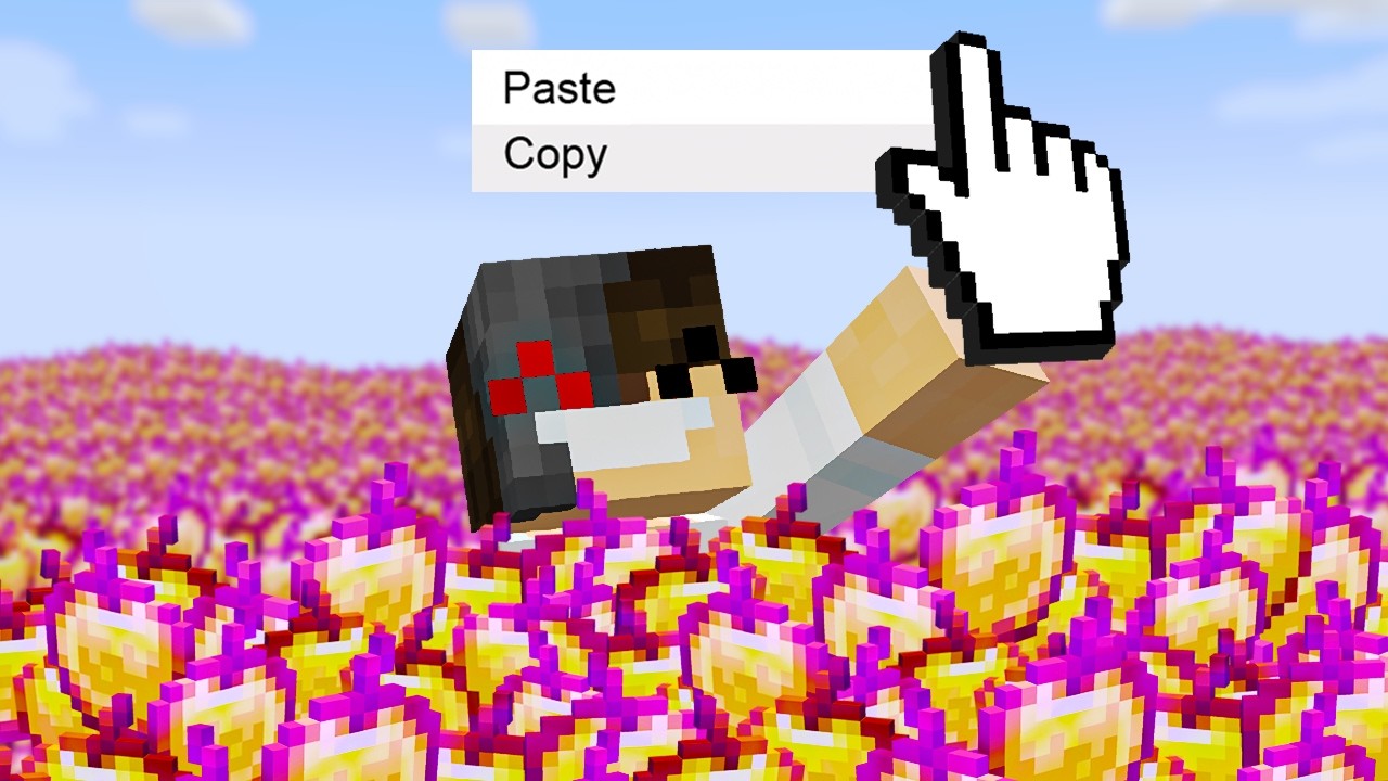 I Cheated with *Copy And Paste* in Minecraft