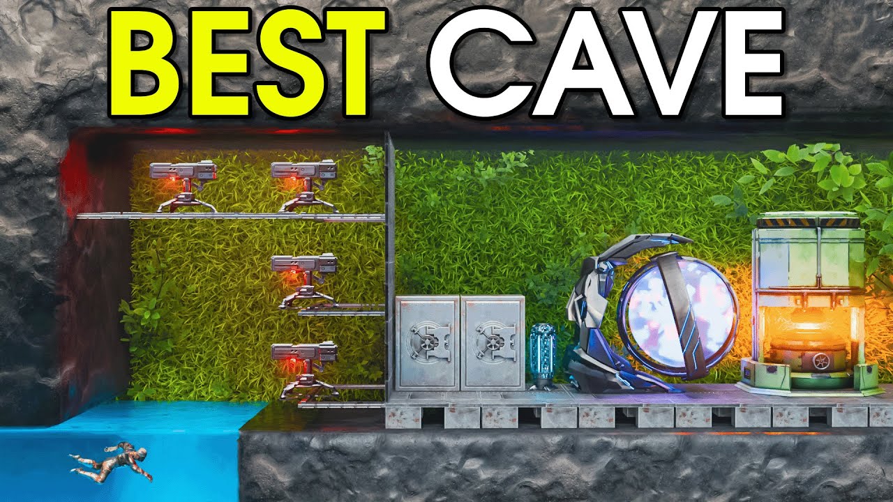 I Claimed The World's Best Unraidable Cave In ARK Solo