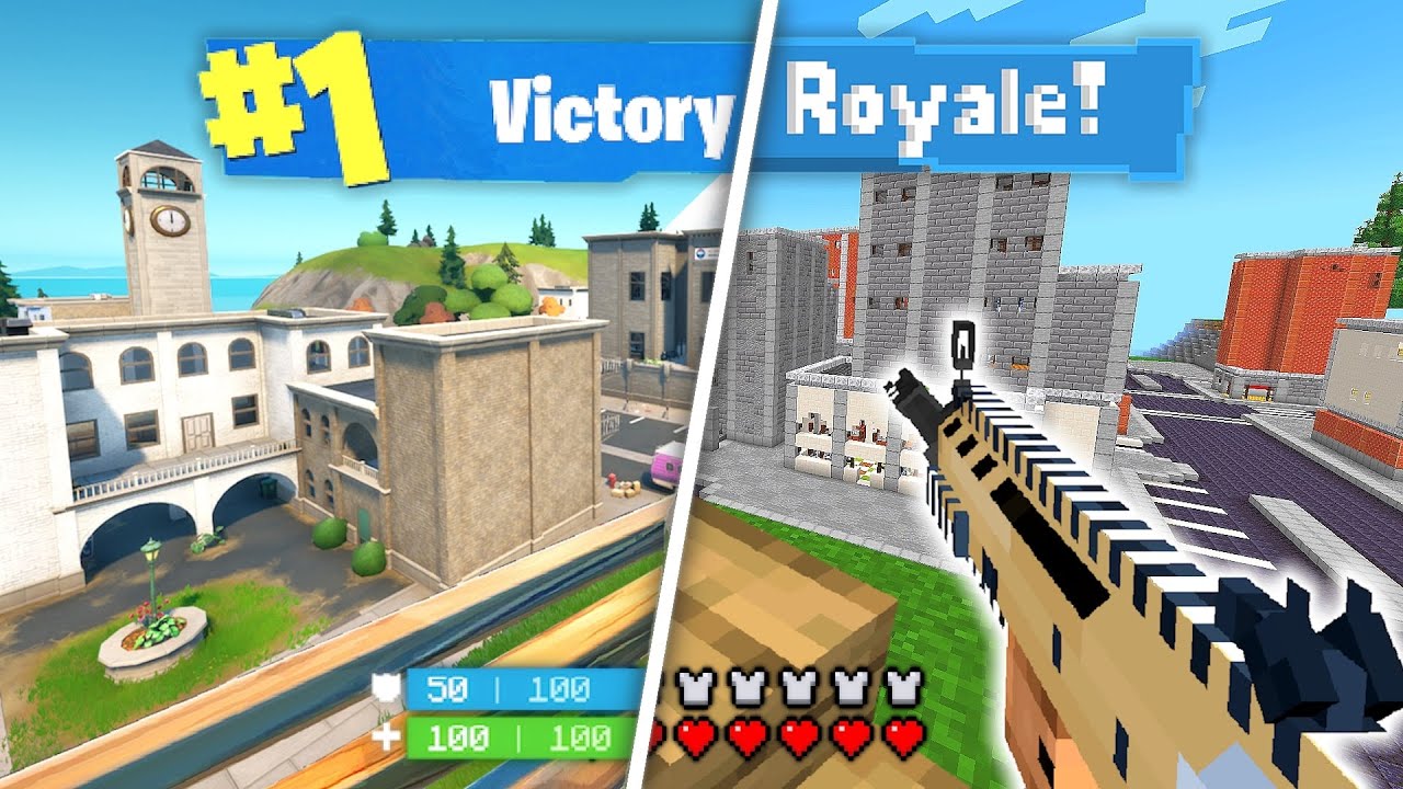 I Coded OG Fortnite in Minecraft
