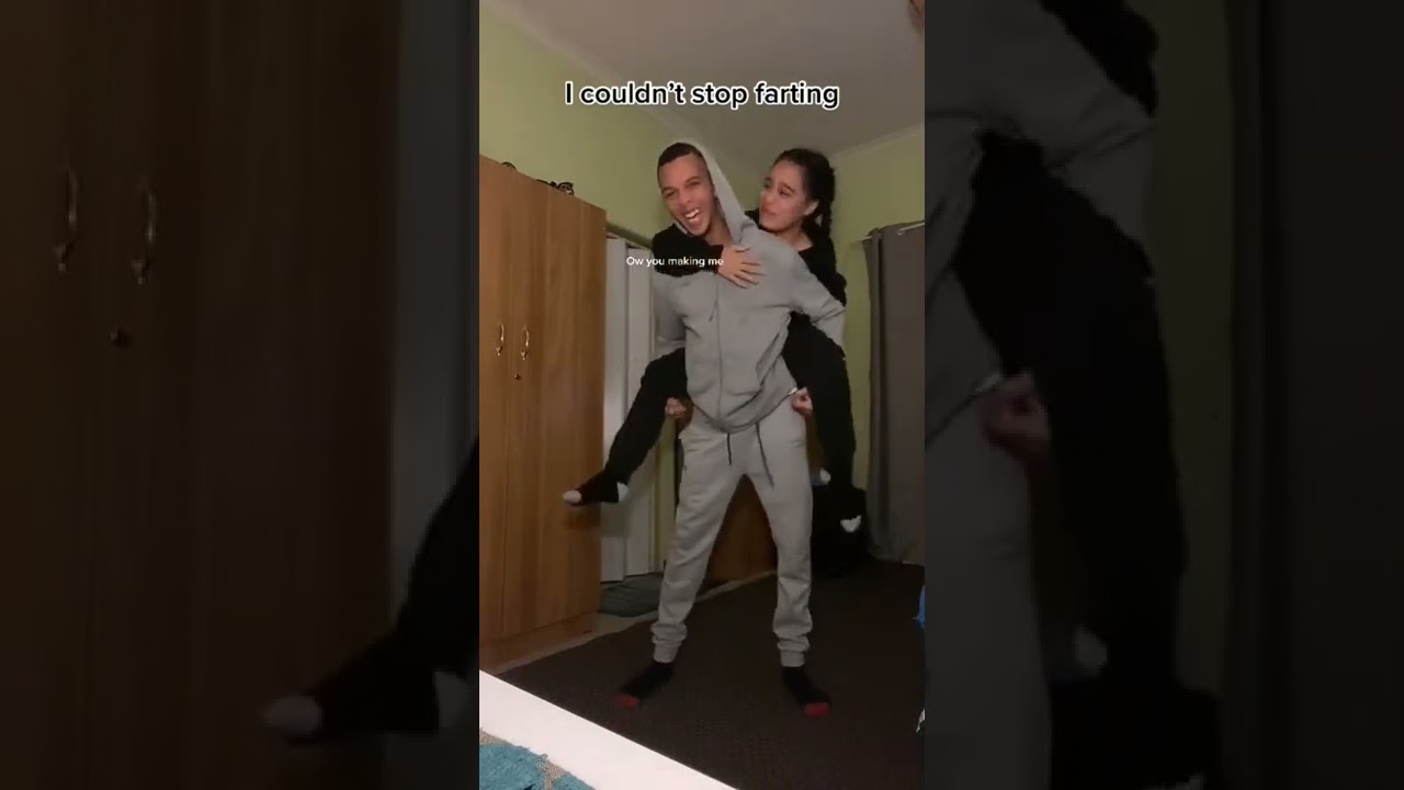 I couldn't stop farting 😂 Farting couple stinky #shorts #girlfarting #girlfarts