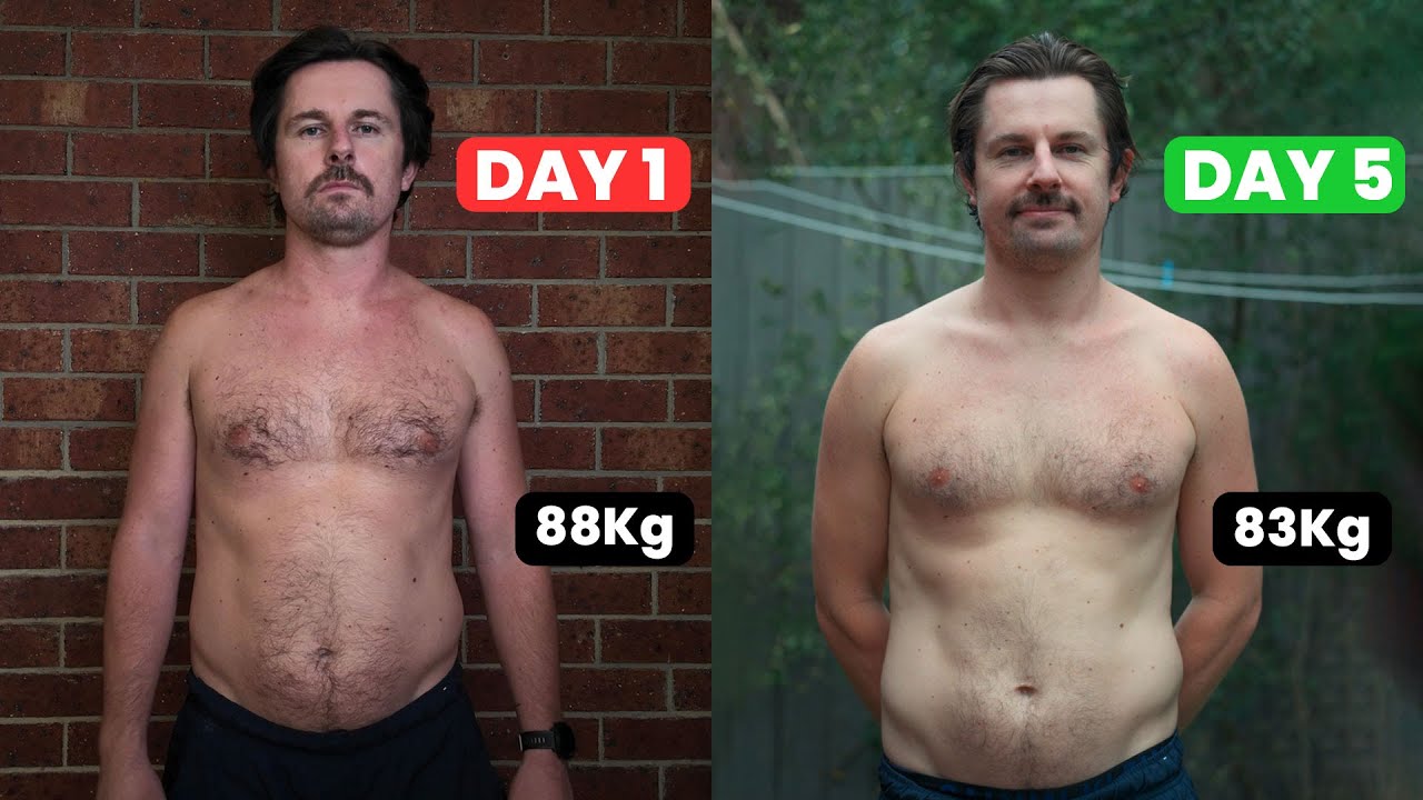 I documented my 5 day water fast