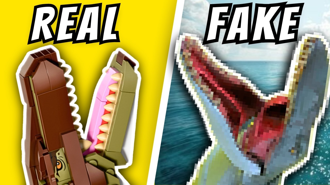 I FIXED The MOSASAURUS With FAKE LEGO!!!