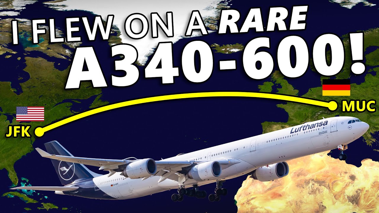 I Flew on a RARE Airbus A340-600!
