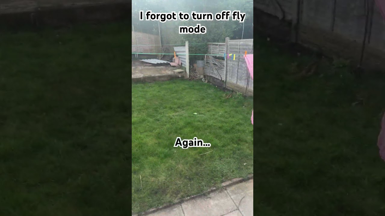 I forgot to turn off fly mode