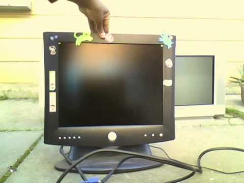 I Found a 2002 Dell 1702FP LCD Computer Monitor
